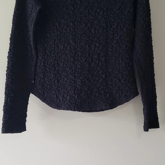 Sno Skins Long Sleeve Top Women's Medium Navy Blue Minimalist Comfy Neutral - Picture 7 of 10